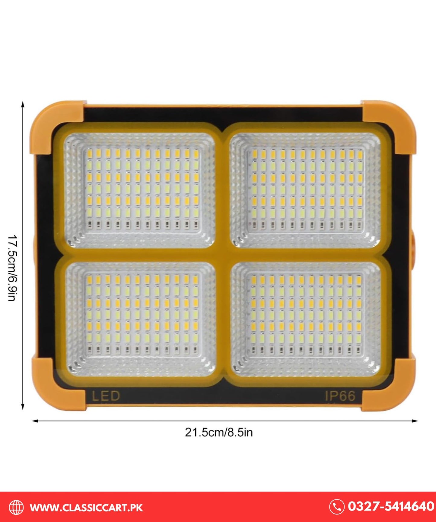 100W LED Flood Light with Solar Panel Power Bank