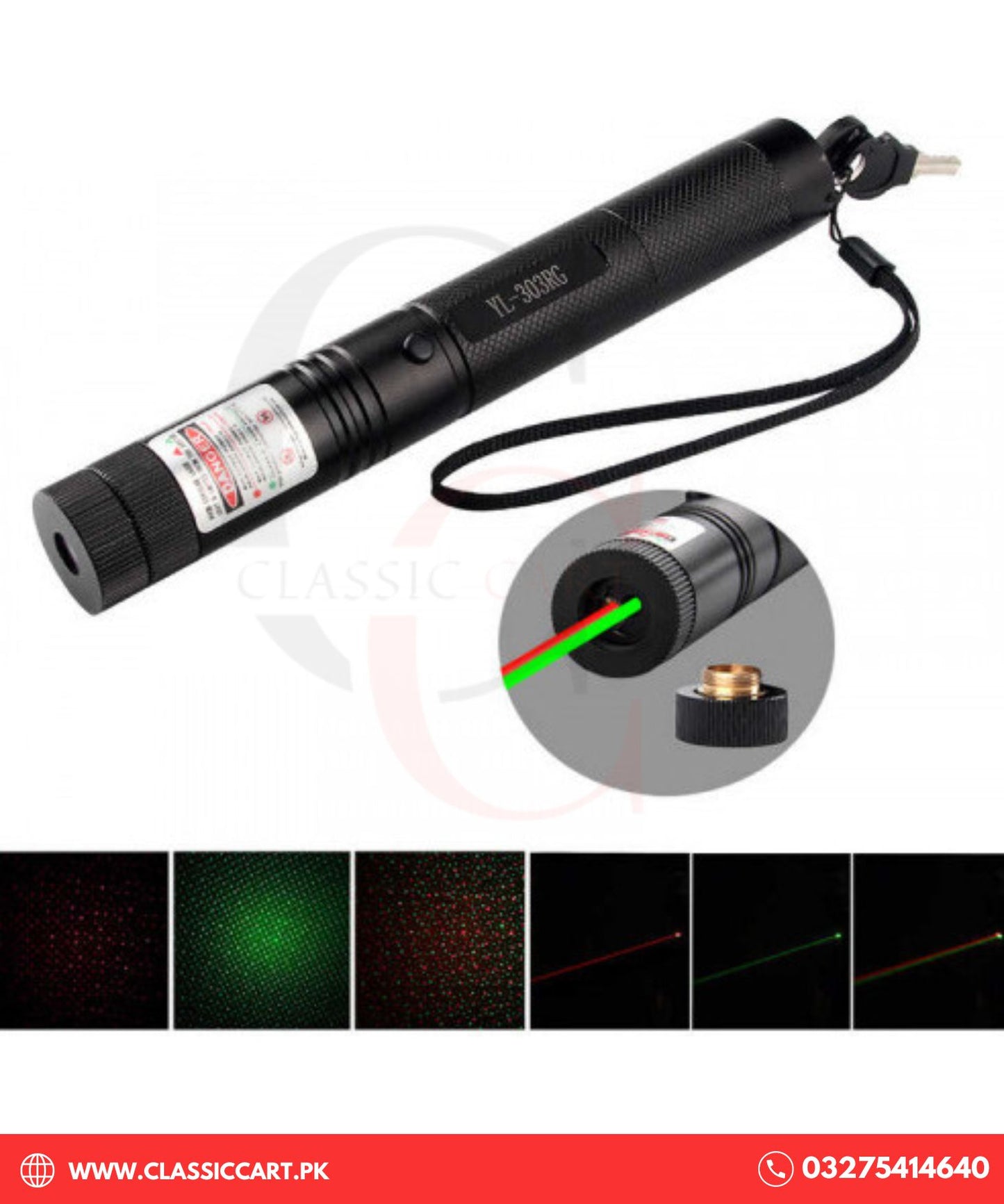 Rechargeable Green Laser Pointer 301 Party Pen Disco Light 5 Mile Battery