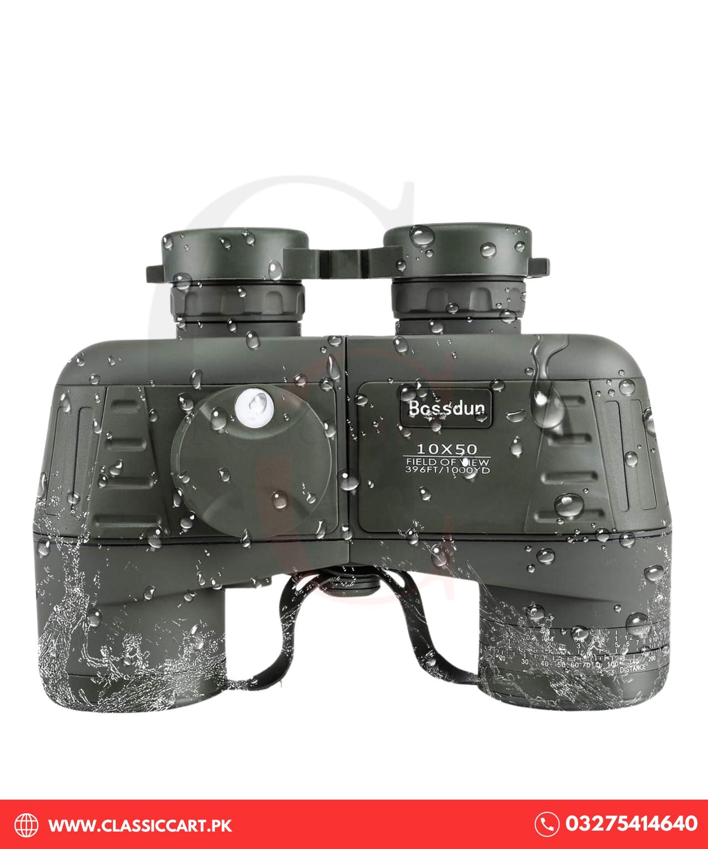 Binocular 10x50 - Night Vision with Compass