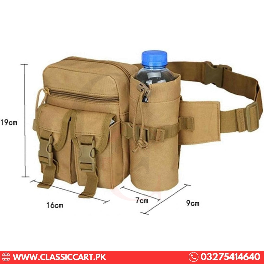 Waist Pouch with Water Bottle Holder