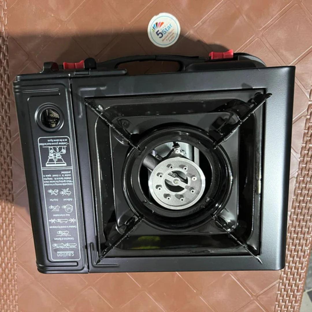 Portable Gas Burner Stove With 1 Gas Bottle